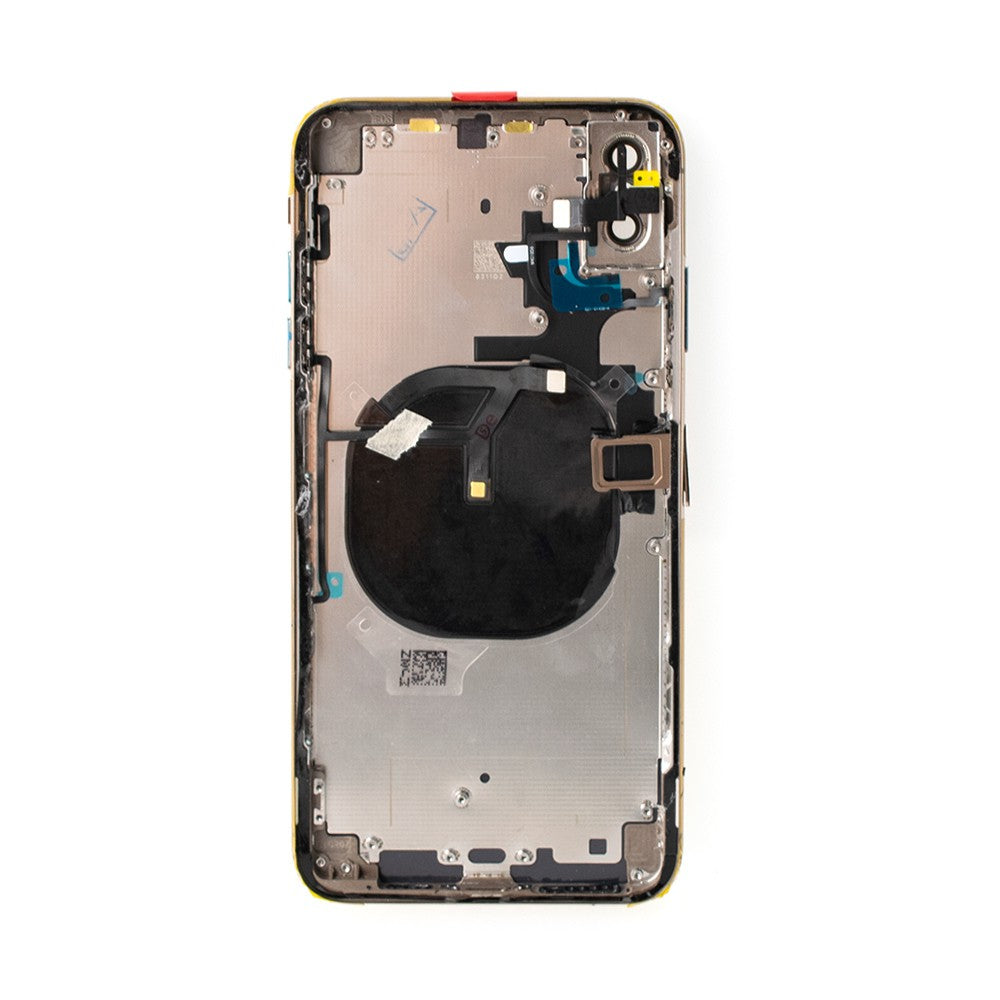 Rear Housing with Small Parts for iPhone XS Max (Purple)-Gold Rear Housing with Small Parts for iPhone XS Max (Purple)-Gold